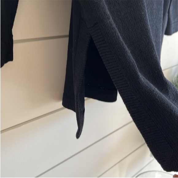 St. John Black Crew Neck Sweater Classic Knit Design - Picture 3 of 5